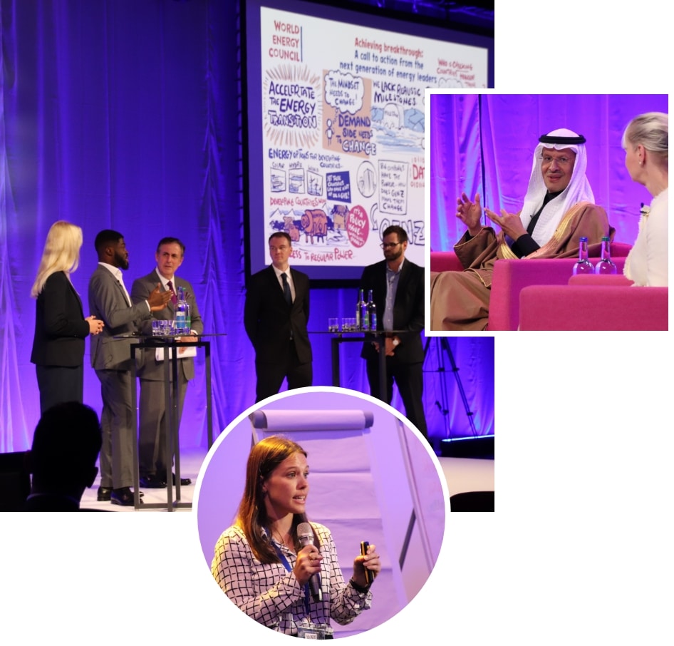 Collage of images from previous World Energy Congress events