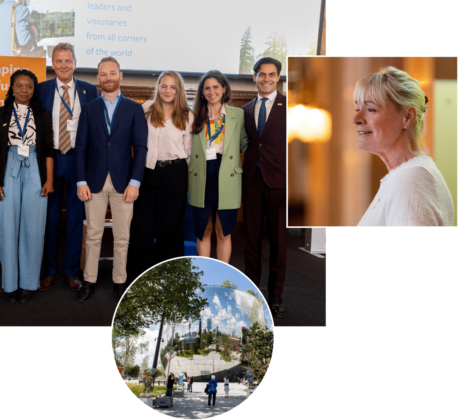 collage of images of World Energy Congress executives